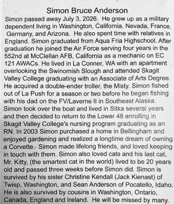 About Simon B. Anderson About Simon B. Anderson